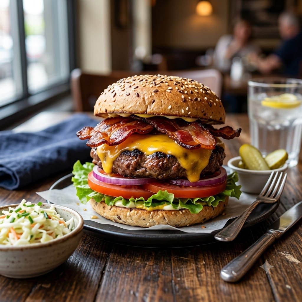 Burger bacon keto