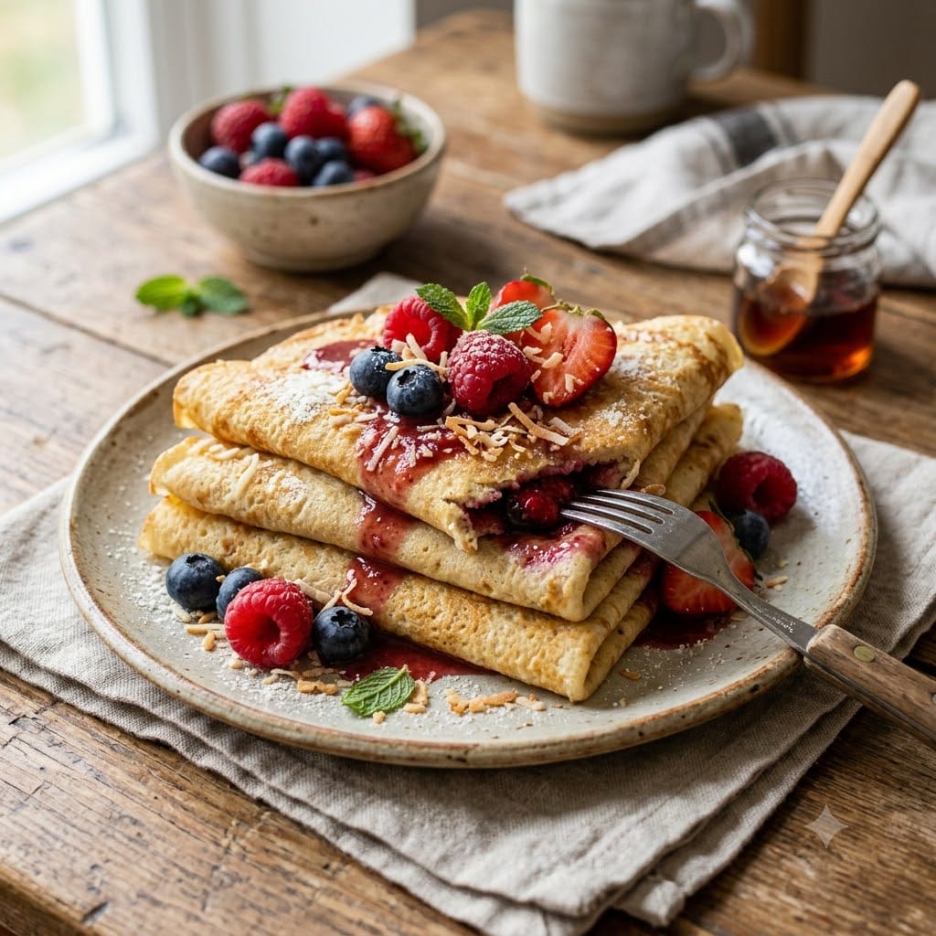 Crêpes cétogènes