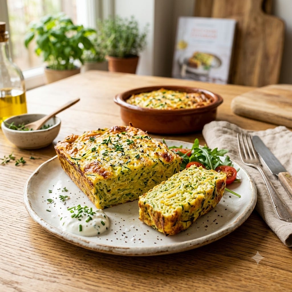 Flan de courgettes keto