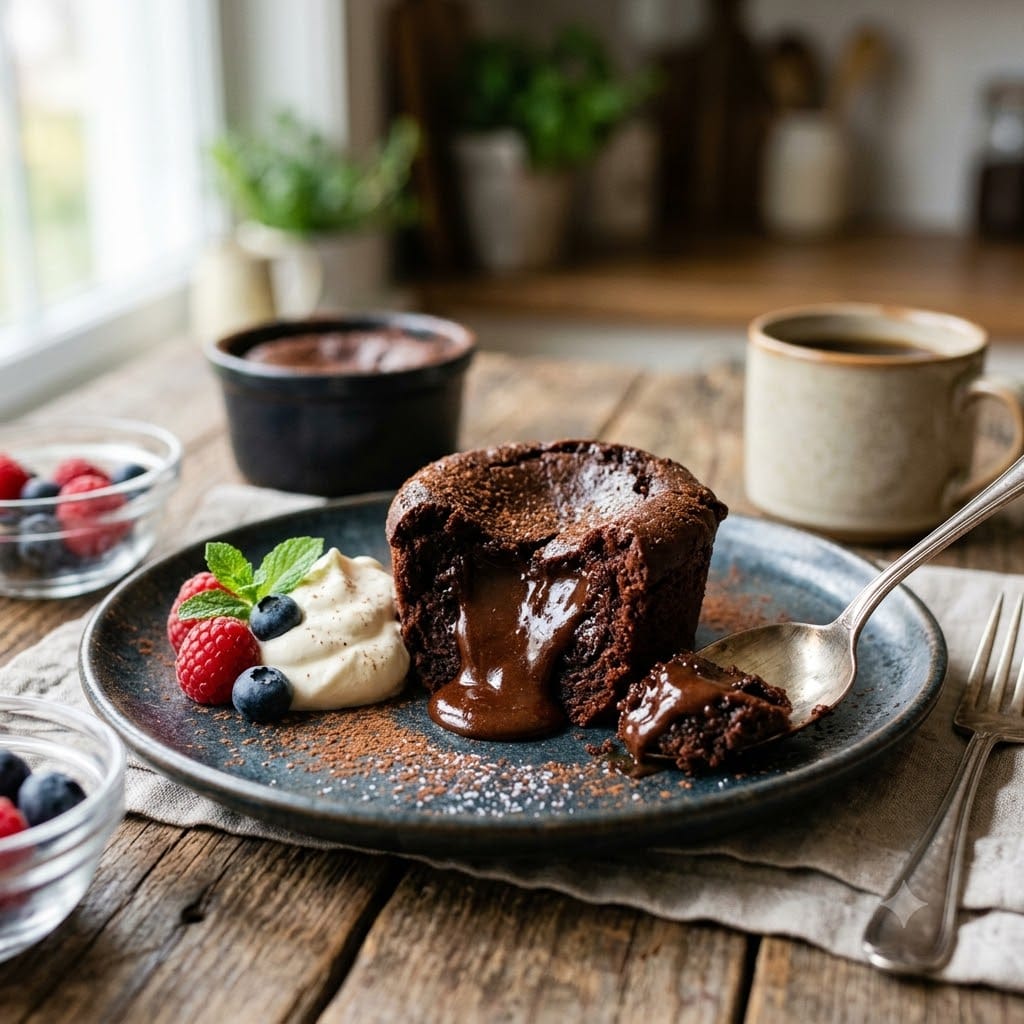 Fondant au chocolat keto