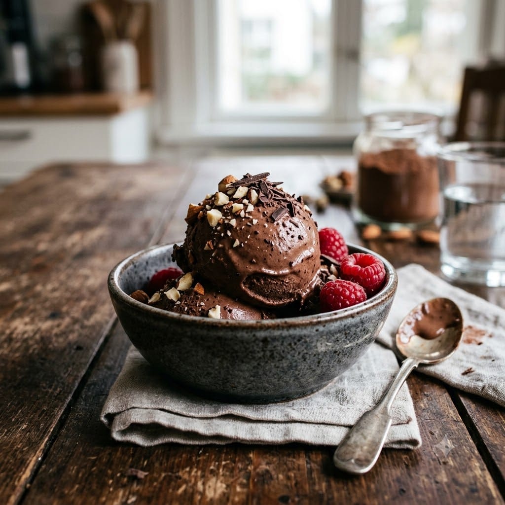Glace chocolat keto maison