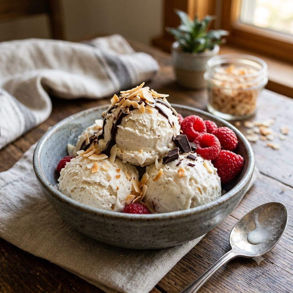 Glace keto coco