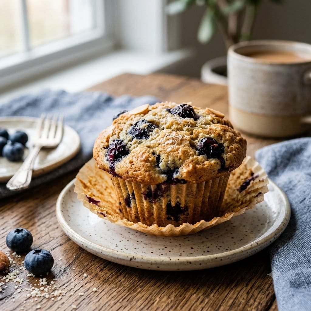 Muffin bleuets keto