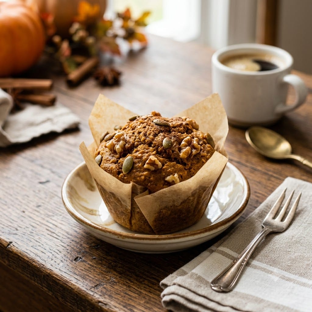 Muffin citrouille keto