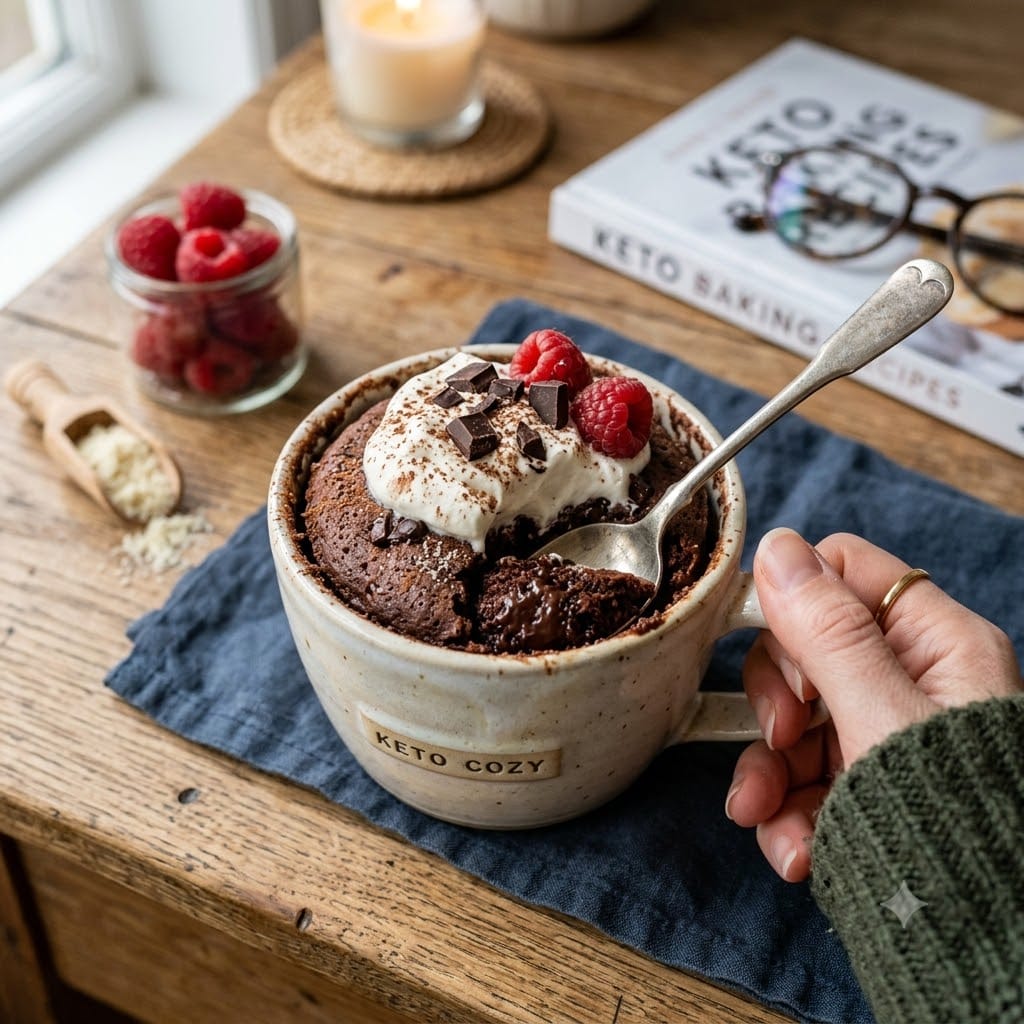 Mug cake keto