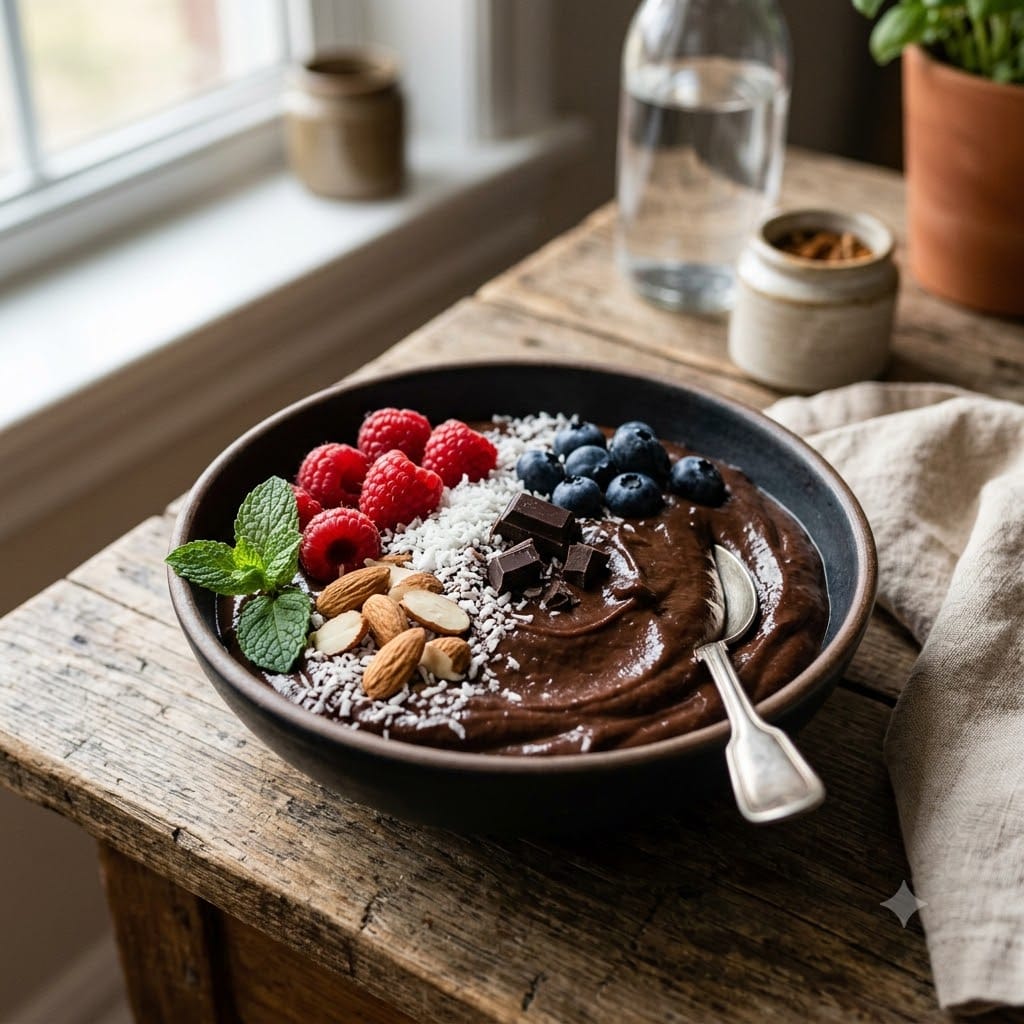 Pouding avocat keto
