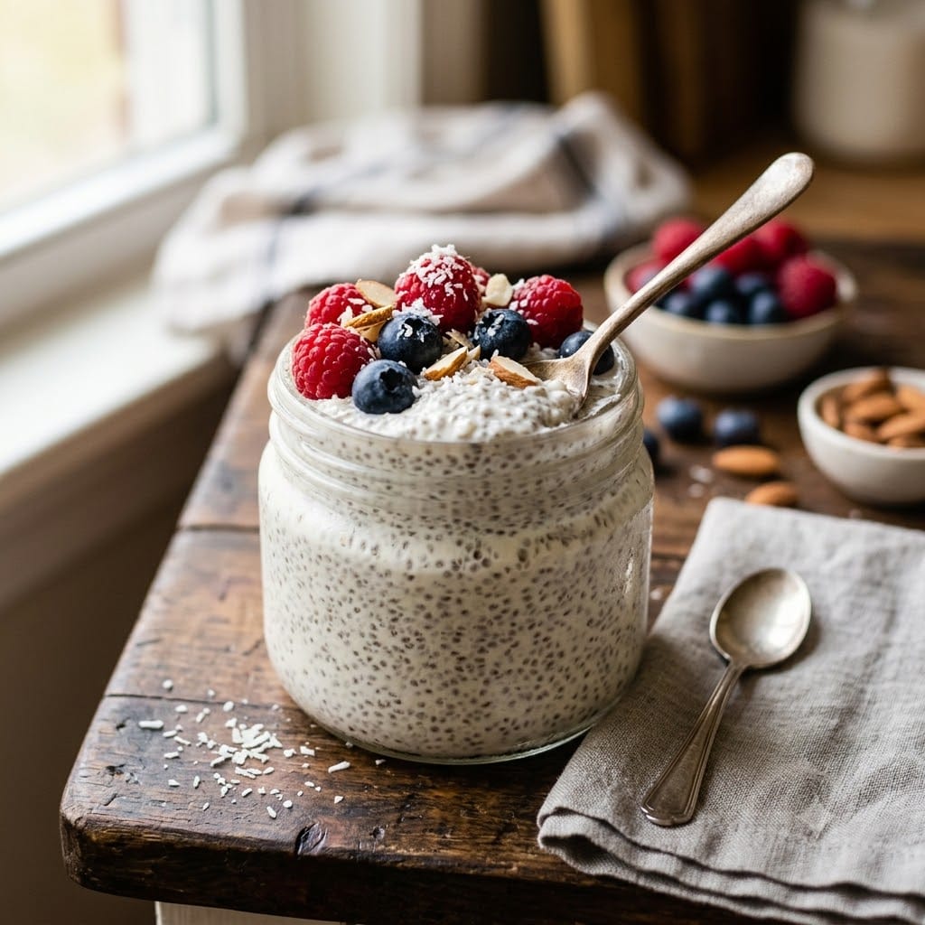 Pudding de chia keto