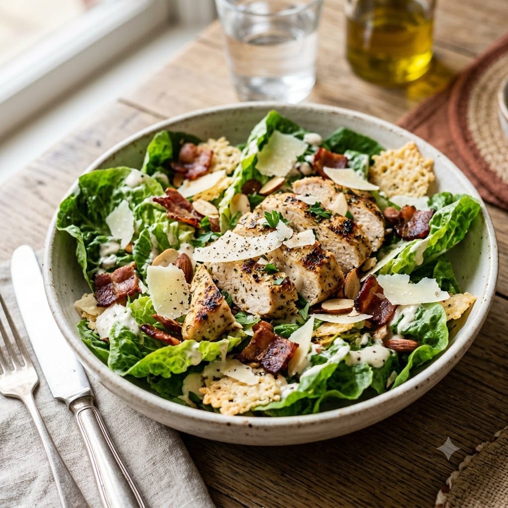 Salade César keto