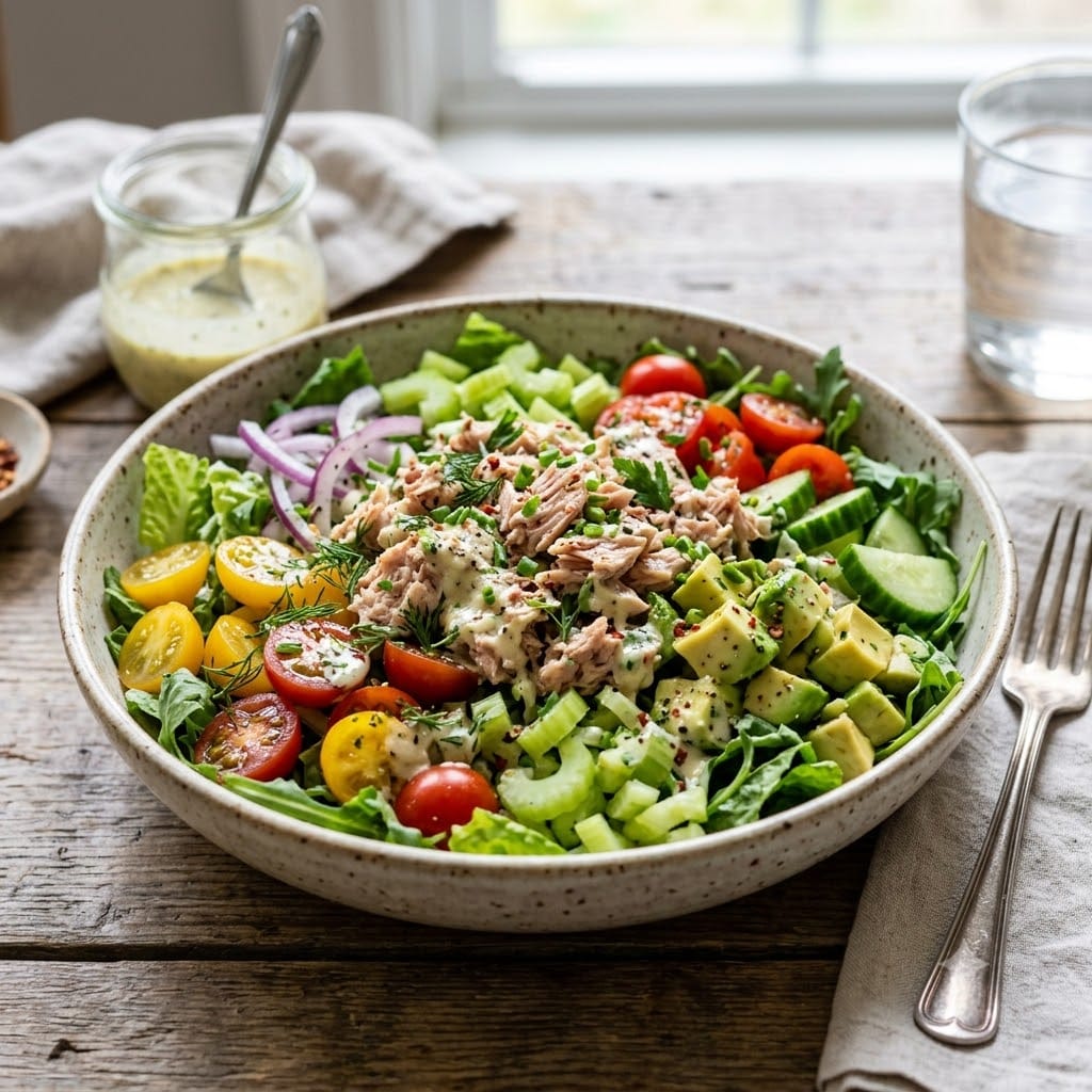 Salade de thon keto