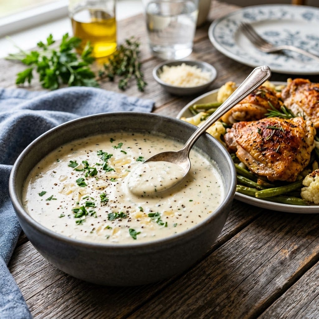 Sauce pour poulet keto