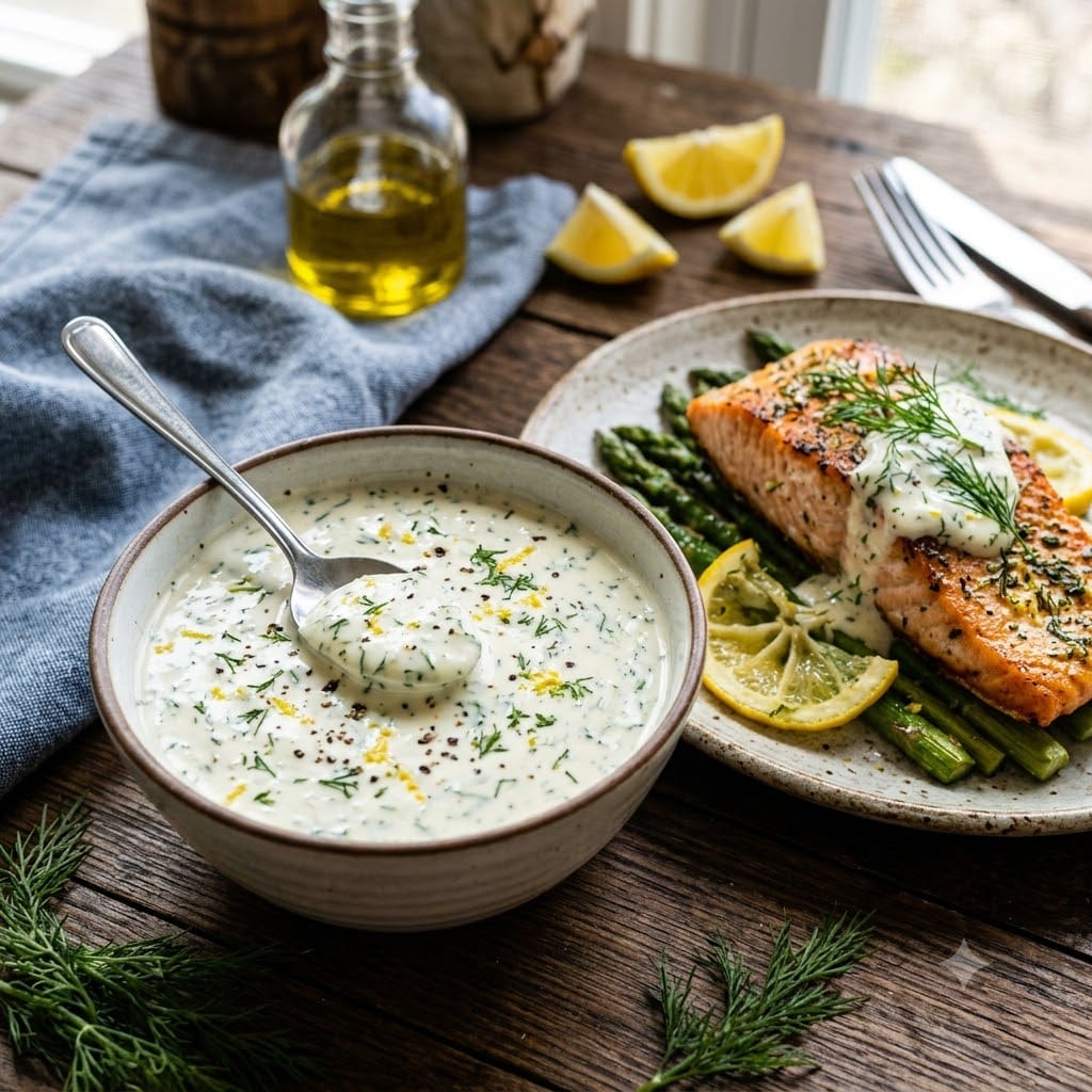Sauce pour saumon keto