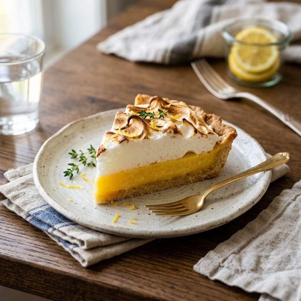 Tarte au citron meringuée keto