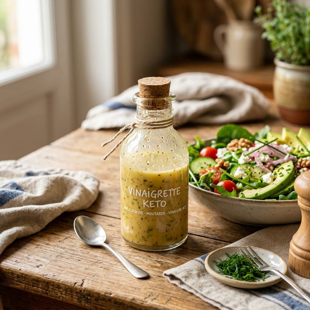 Vinaigrette keto maison