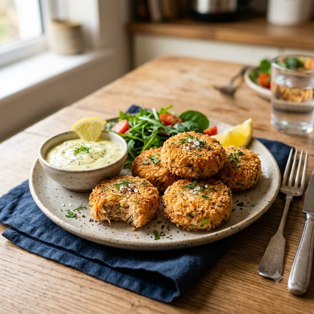 Croquettes de saumon keto