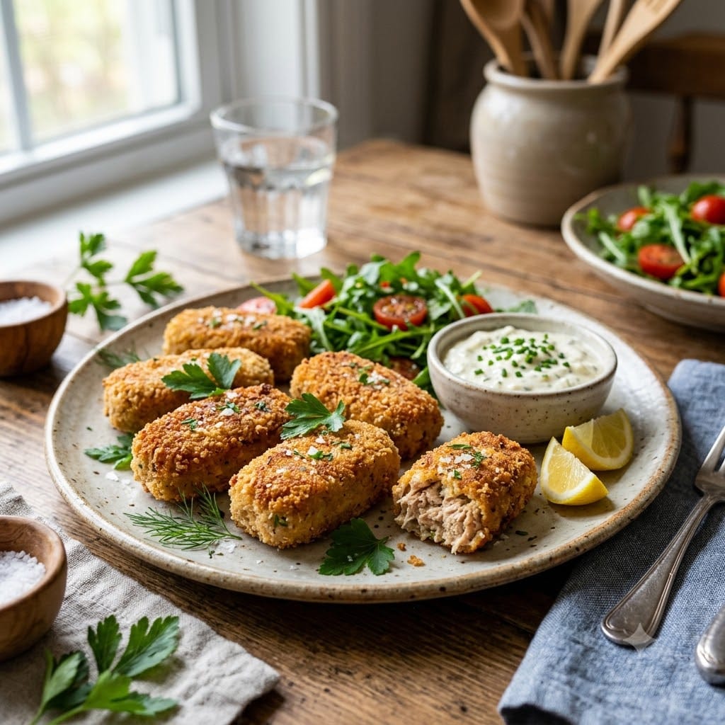Croquettes de thon keto