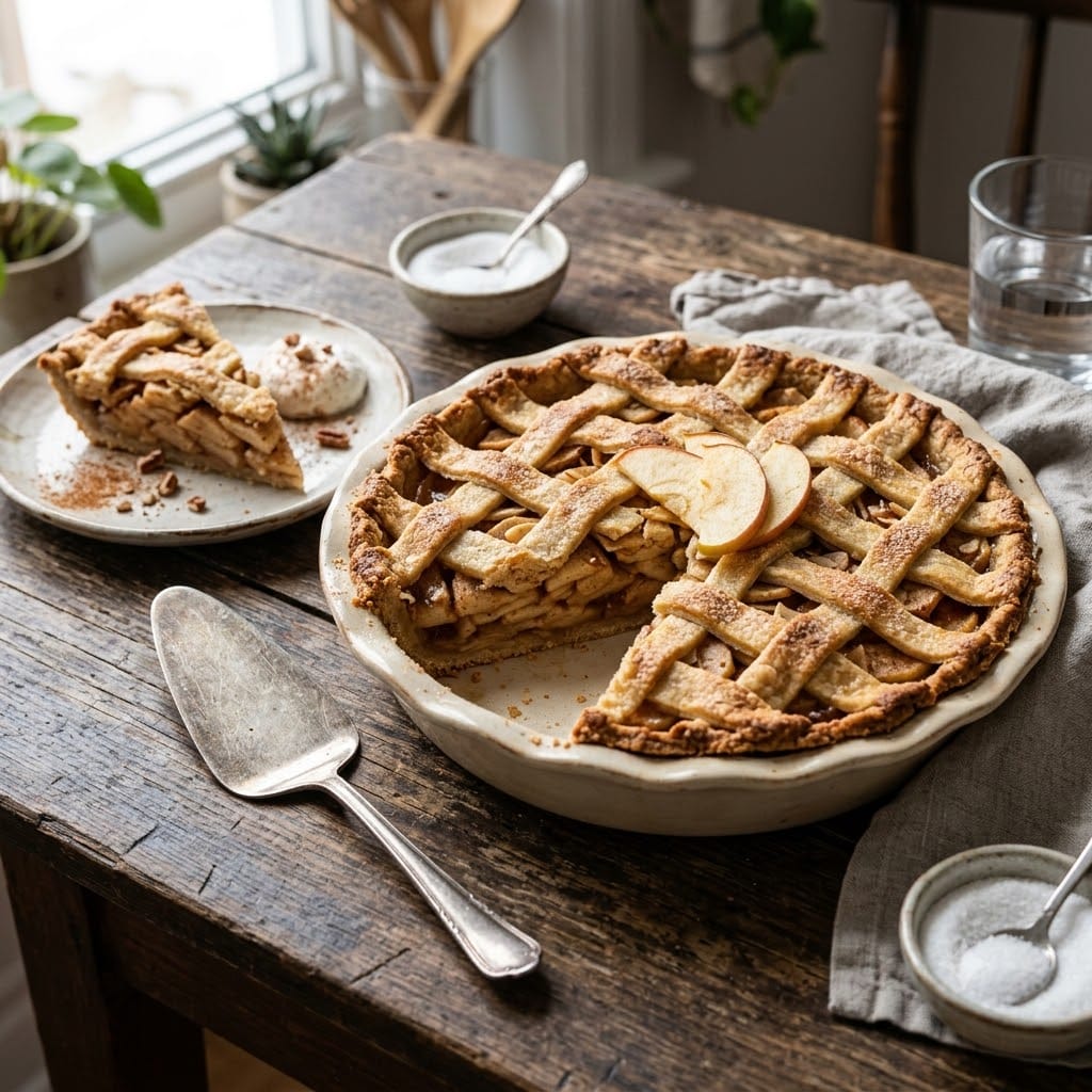 Tarte aux pommes keto